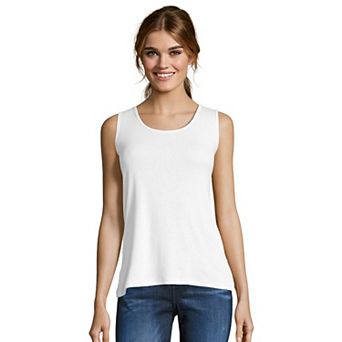 Women's Hanes® Mini-Ribbed Tank Top