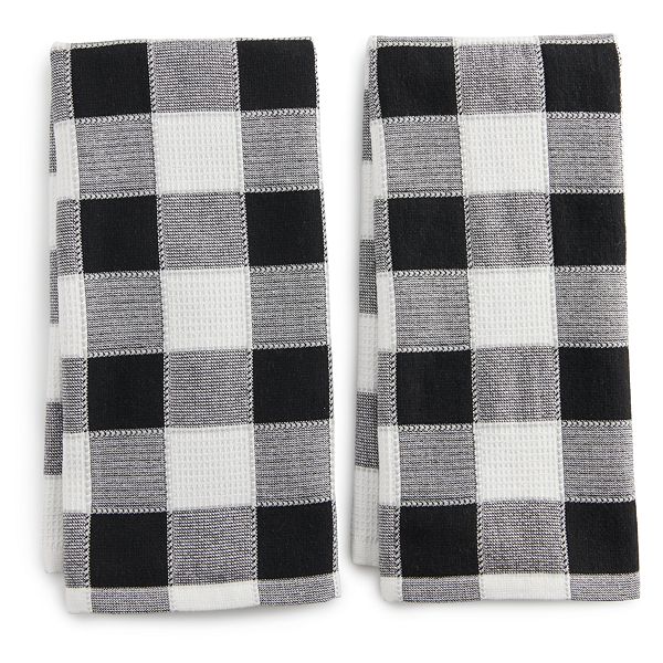 Food Network Buffalo Check Kitchen Towel 2 Pk