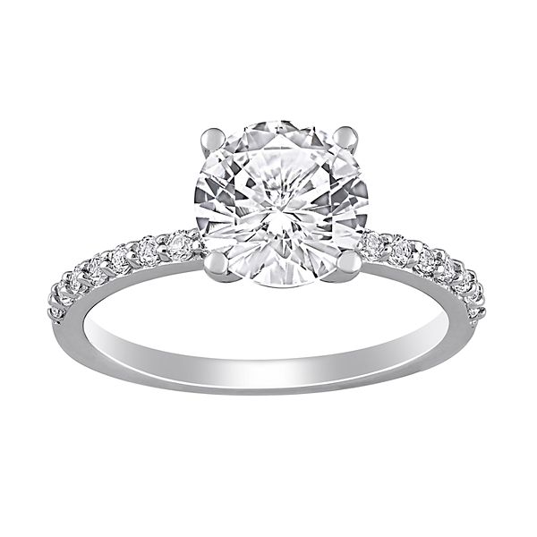 White gold deals white sapphire ring