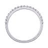 Stella Grace 10k White Gold Lab-Created White Sapphire Anniversary Ring