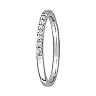 Stella Grace 10k White Gold Lab-Created White Sapphire Anniversary Ring