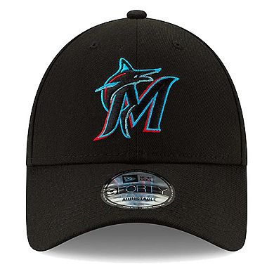 Youth New Era Black Miami Marlins 2019 The League 9FORTY Adjustable Hat