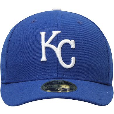Men's New Era Royal Kansas City Royals Game Authentic Collection On-Field Low Profile 59FIFTY Fitted Hat
