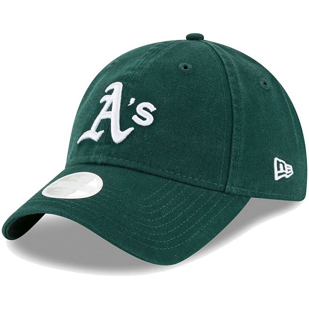 Women's New Era Green Oakland Athletics Logo Core Classic Twill Team Color  9TWENTY Adjustable Hat