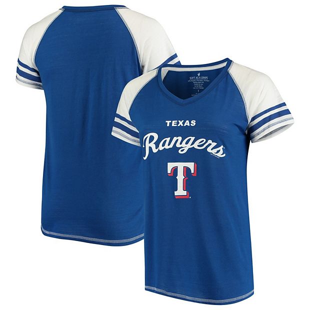 Texas Rangers Team Spirit White Ribbed Bodysuit Small/Medium