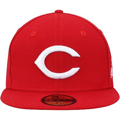 Men's New Era Red Cincinnati Reds 1990 World Series Wool 59FIFTY Fitted Hat