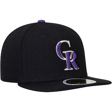Youth New Era Black Colorado Rockies Authentic Collection On-Field Game 59FIFTY Fitted Hat