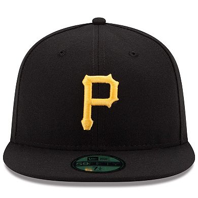 Men's New Era Black Pittsburgh Pirates Game Authentic Collection On-Field 59FIFTY Fitted Hat