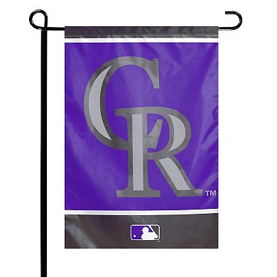 WinCraft Colorado Rockies 12" x 18" Double-Sided Garden Flag