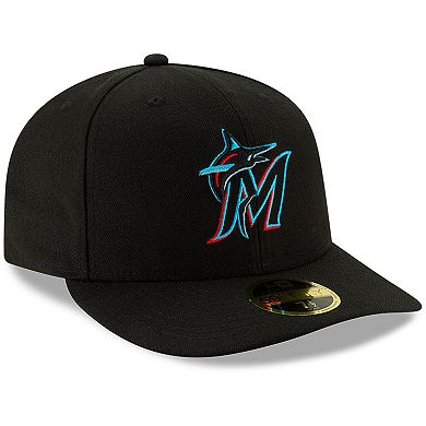 Men's New Era Black Miami Marlins Authentic Collection On-Field Low ...