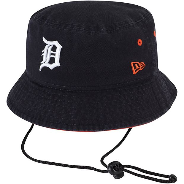 Men's New Era Navy Detroit Tigers Shoreline Bucket Hat