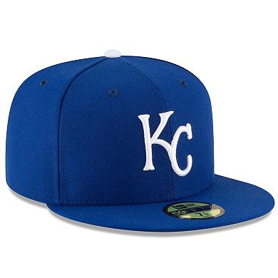 Men's New Era Royal Kansas City Royals Game Authentic Collection On-Field 59FIFTY Fitted Hat