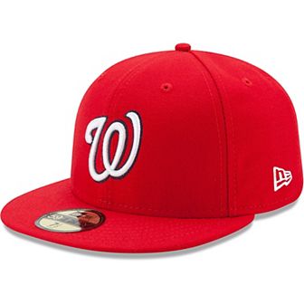 Men's New Era Red Washington Nationals Game Authentic Collection On-Field 59FIFTY Fitted Hat