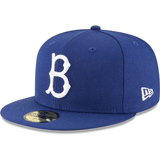 New Era 59FIFTY Brooklyn Dodgers Leather Day Fitted Hat Black