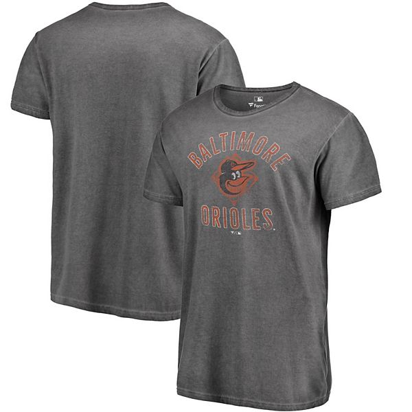 Baltimore Orioles Nike Slub Stripe Performance T-Shirt - Gray