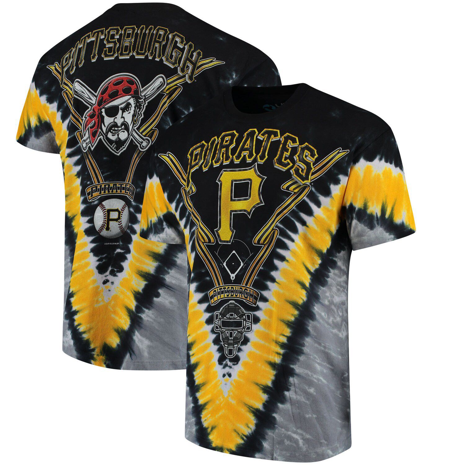 pittsburgh pirates tie dye shirt