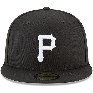 Men's New Era Black Pittsburgh Pirates 59FIFTY Fitted Hat
