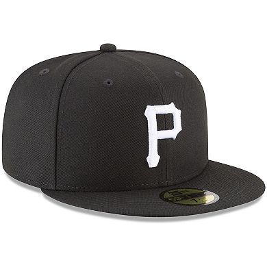 Men's New Era Black Pittsburgh Pirates 59FIFTY Fitted Hat