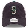 Men's New Era Navy Seattle Mariners Team Rustic 9TWENTY Adjustable Hat