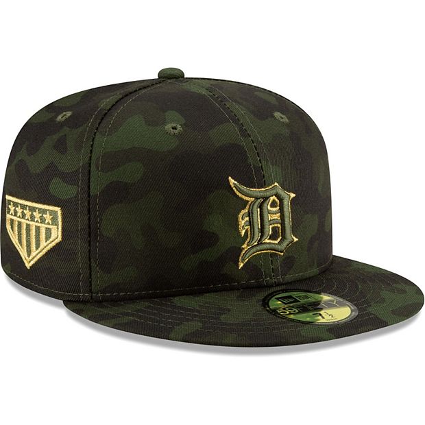 Detroit Tigers New Era Logo 59FIFTY Fitted Hat - Green