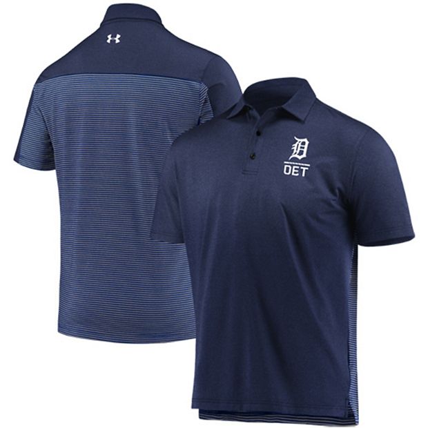 Detroit Tigers Under Armour Novelty Performance Polo - Navy