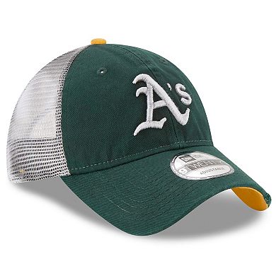 Men's New Era Green Oakland Athletics Team Rustic 9TWENTY Adjustable Hat