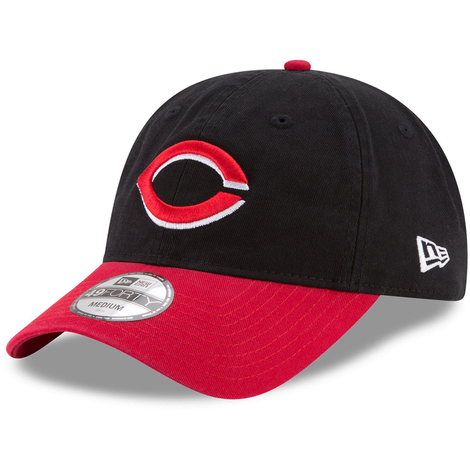 black and red cincinnati reds hat