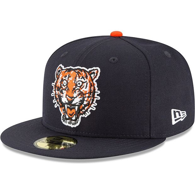 Men's New Era Navy Detroit Tigers Cooperstown Collection Wool 59FIFTY  Fitted Hat