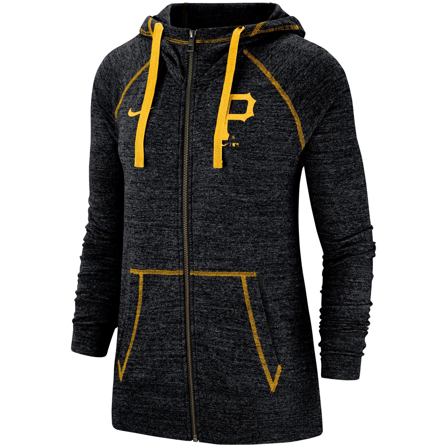 nike black and gold hoodie women's