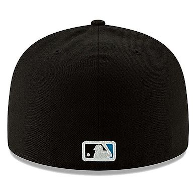 Youth New Era Black Miami Marlins 2019 Authentic Collection On-Field 59FIFTY Fitted Hat