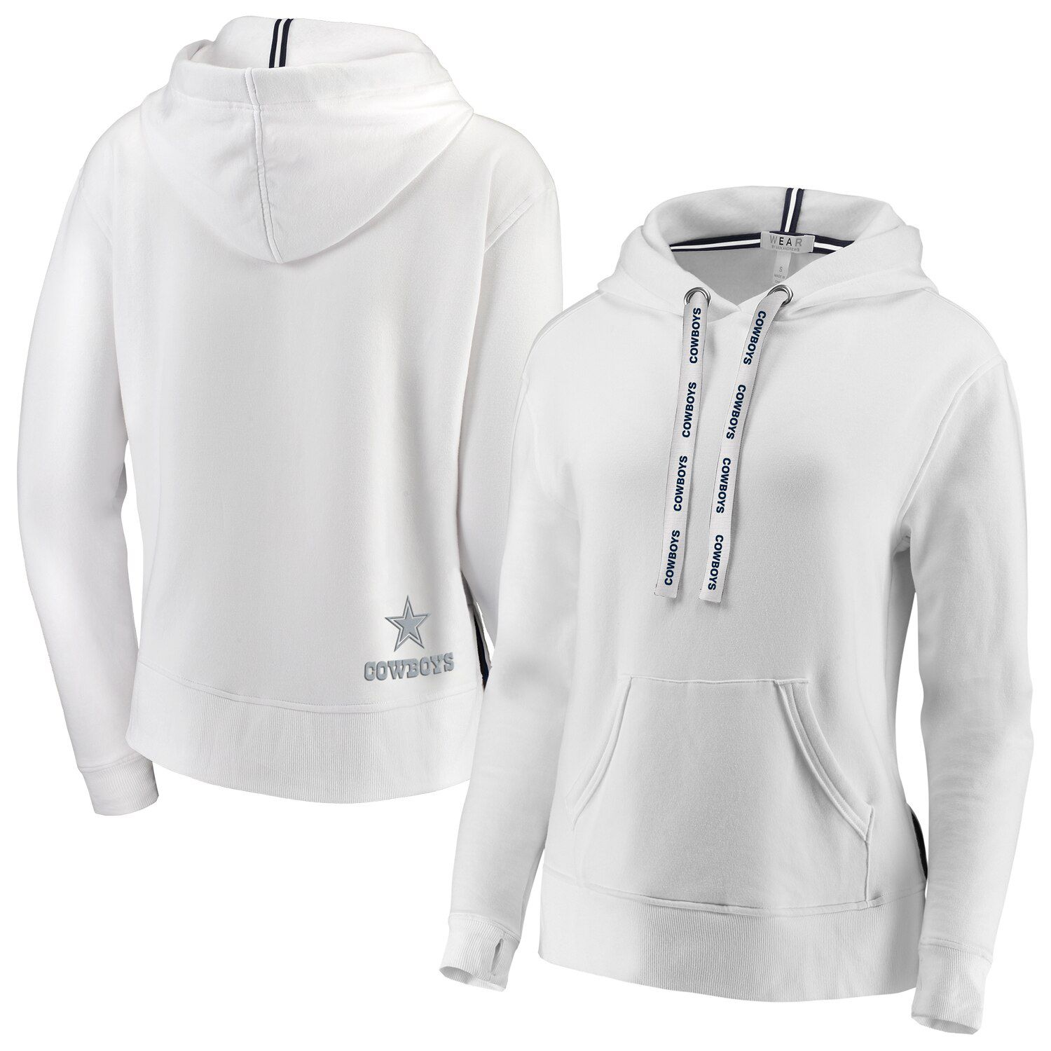 white cowboys hoodie