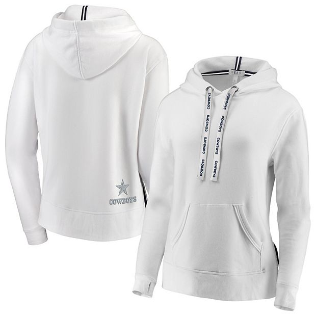 Women's WEAR By Erin Andrews White Dallas Cowboys Pullover Hoodie