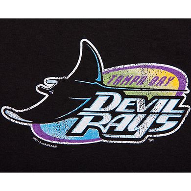Tampa Bay Rays Youth Cooperstown T-Shirt - Black