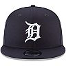 Men's New Era Navy Detroit Tigers Team Color 9FIFTY Snapback Hat