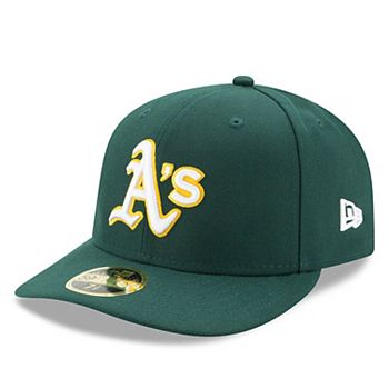 Oakland Athletics New Era Cap 59FIFTY Authentic Collection Road on Field Hat, 7 1/2 / Green