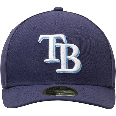 Men's New Era Navy Tampa Bay Rays Game Authentic Collection On-Field Low Profile 59FIFTY Fitted Hat