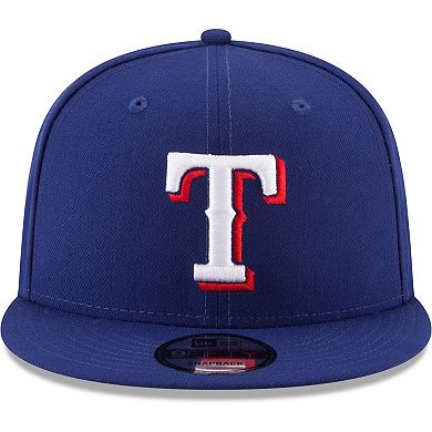 Men's New Era Royal Texas Rangers Team Color 9FIFTY Snapback Hat