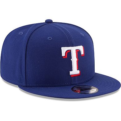 Men's New Era Royal Texas Rangers Team Color 9FIFTY Snapback Hat