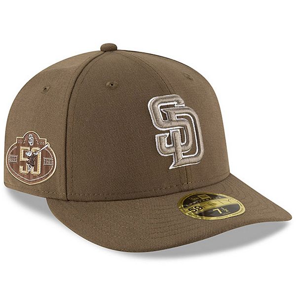 New Era 59FIFTY San Diego Padres 1998 Tony Gwynn Inspired Throwback Cooperstown Fitted Hat Dark Navy White Orange