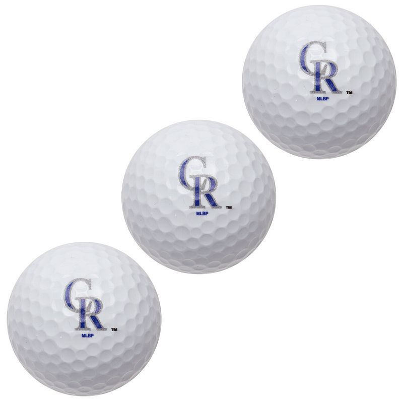 77265092 Colorado Rockies Pack of 3 Golf Balls, RCK Team sku 77265092