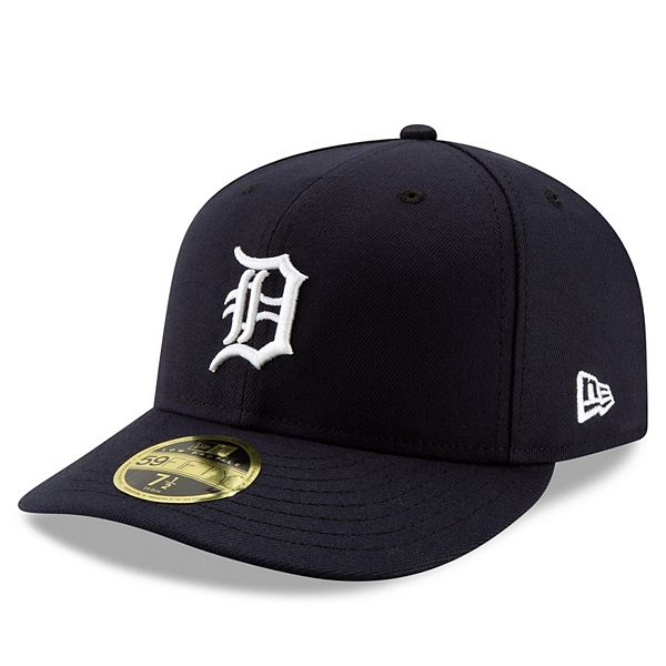 Men S New Era Navy Detroit Tigers Home Authentic Collection On Field Logo Low Profile 59fifty Fitted Hat