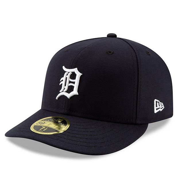Men's New Era Navy Detroit Tigers Striped Beanie Hat