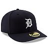 Men's New Era Navy Detroit Tigers Home Authentic Collection On-Field Logo Low Profile 59FIFTY Fitted Hat