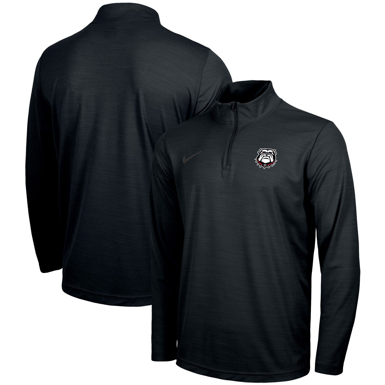 men's black quarter zip pullover