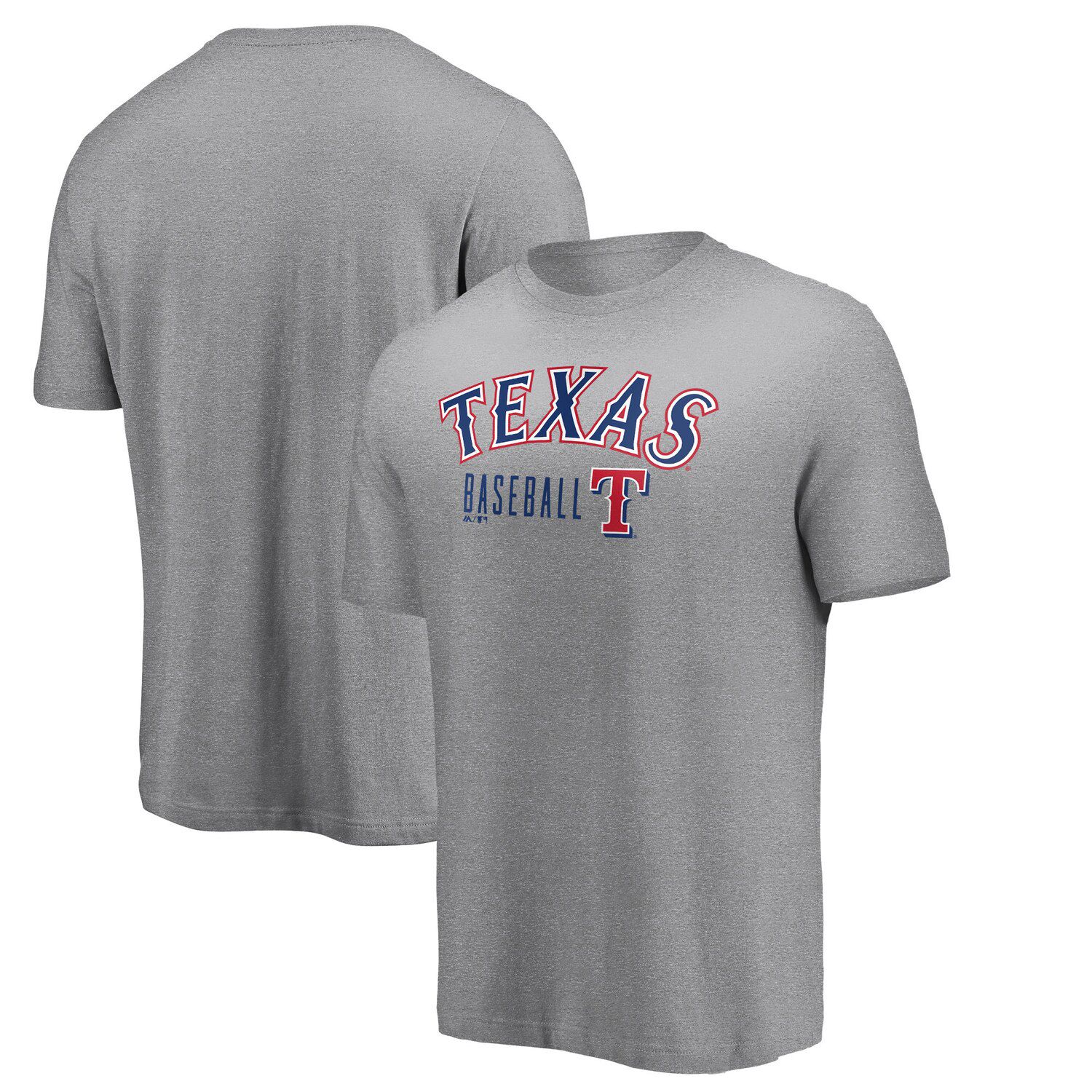 grey texas rangers shirt