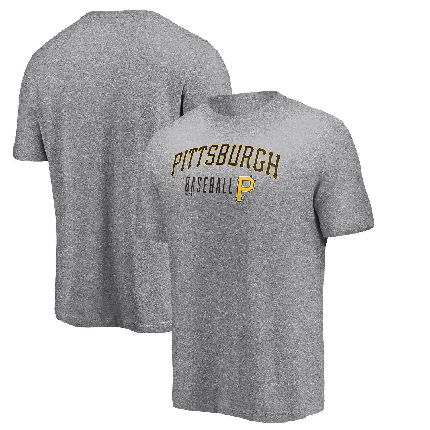 Men's Fanatics Branded Black Pittsburgh Pirates Personalized Any Name & Number Midnight Mascot T-Shirt Size: Extra Large