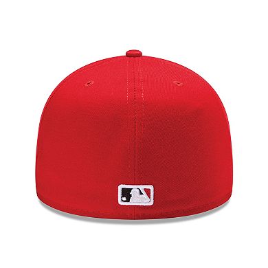 Men's New Era Red Cincinnati Reds Authentic Collection On Field Low Profile Home 59FIFTY Fitted Hat