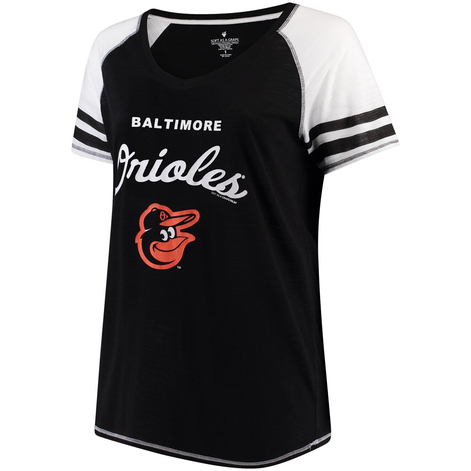 women's plus size orioles shirt