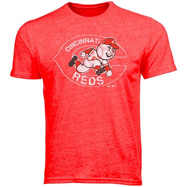Lids Cincinnati Reds Fanatics Branded True Classics Throwback Logo  Tri-Blend T-Shirt - Red