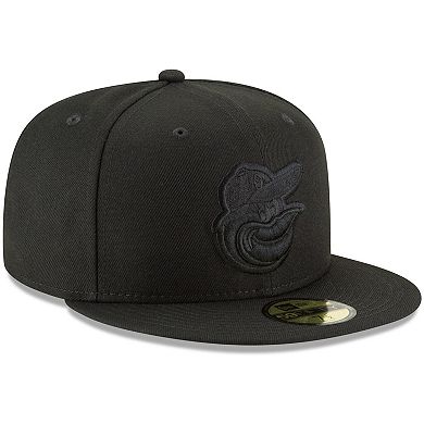 Men's New Era Black Baltimore Orioles Primary Logo Basic 59FIFTY Fitted Hat